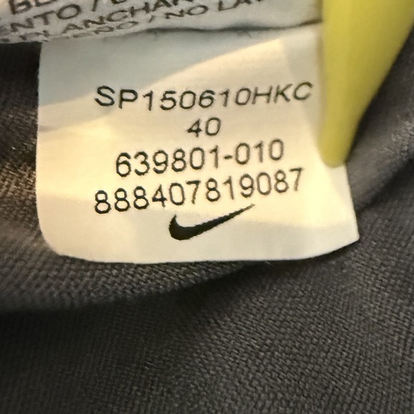 Nike Golf Shorts Men 40 Charcoal Gray Plaid Dri-Fit Dry Performance Athletic - Picture 6 of 8